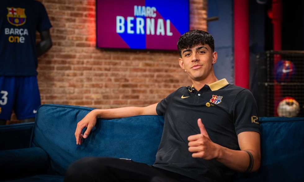 بعد أقل من عام.. ماركا: برشلونة يسعى لتجديد عقد بيرنال