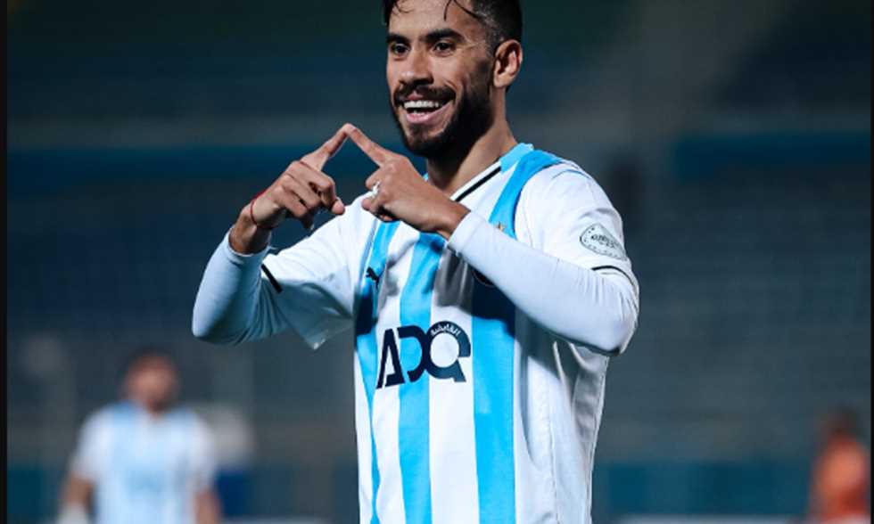 من صناعة حامد حمدان.. ناصر ماهر يتقاسم صدارة الهدافين بالتسجيل أمام غزل المحلة