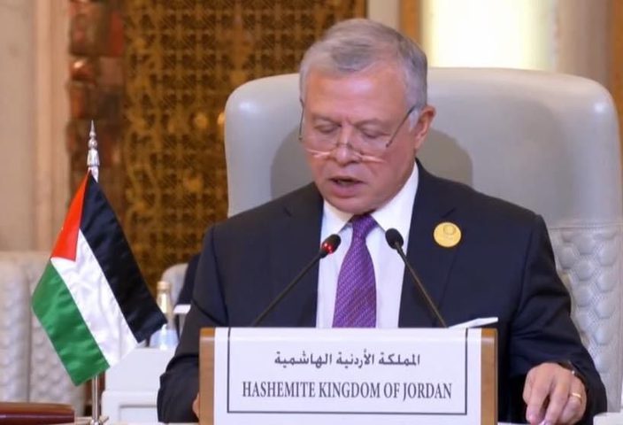 ملك الأردن يشدد على ضرورة تكثيف جهود إيصال مساعدات لغزة دون قيود