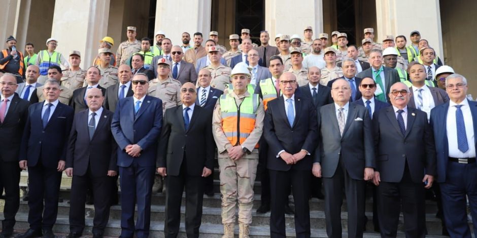 وزير العدل و رئيس المحكمة الدستورية العليا و رؤساء الجهات والهيئات القضائية يتفقدون مدينة العدالة بالعاصمة الجديدة - صوت الأمة