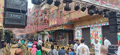 للسنة الخامسة.. شوارع العلواية تتزين استعدادًا لإفطار جماعي بالإسكندرية على غرار مائدة المطرية