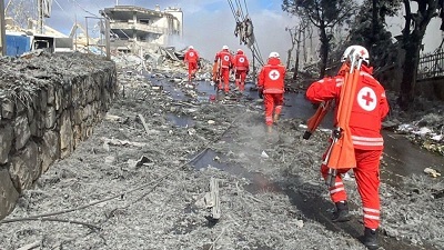 الصليب الأحمر اللبناني: 12 ألف متطوع بينهم 5 آلاف مسعف منتشرون في أنحاء لبنان