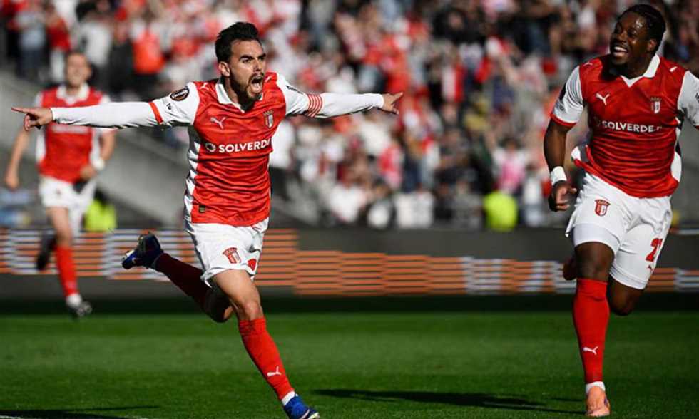 ريمونتادا برتغالية جديدة.. براجا يكتسح فرينكفاروزي برباعية ويتأهل لربع نهائي الدوري الأوروبي