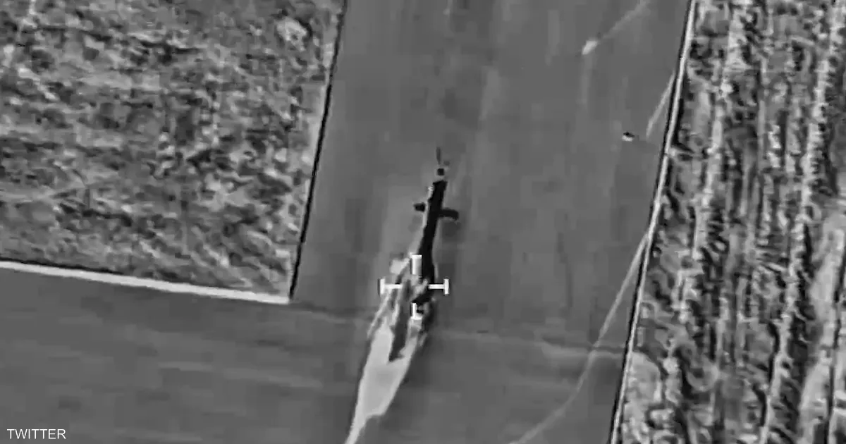 فيديو.. الجيش الإسرائيلي يدمر مروحية إيرانية من طراز "مي-17"