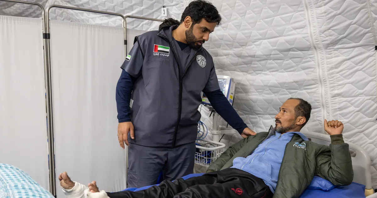 المستشفى الإماراتي العائم يواصل استقبال المرضى من غزة