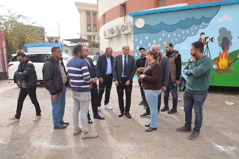 محافظ أسيوط يتفقد محيط خزان غرب المدينة لبحث توسعة دوران امتداد شارع الجيش