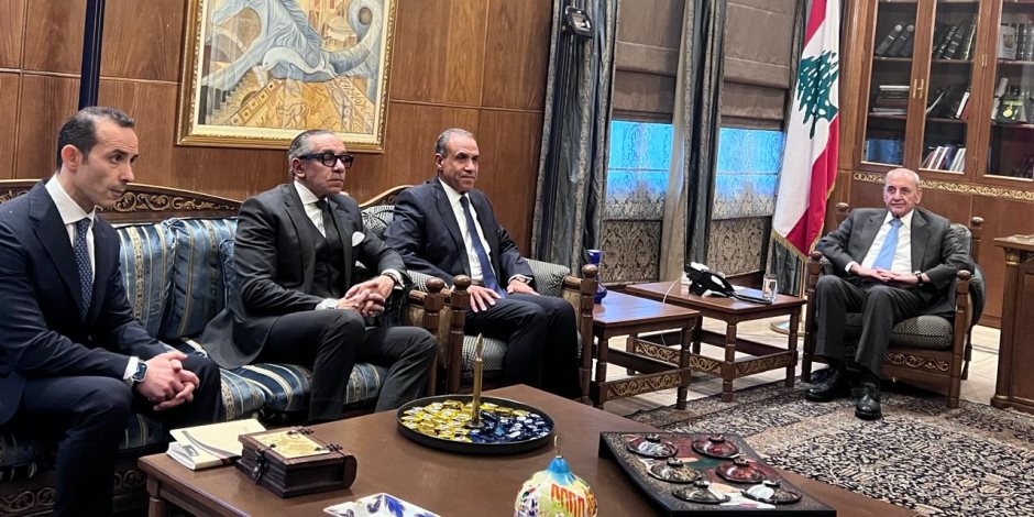 وزير الخارجية يلتقى رئيس مجلس النواب اللبناني ببيروت ويؤكد تضامن مصر مع لبنان الشقيق - صوت الأمة