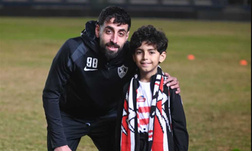 الزمالك يستقبل الفلسطيني سمير حجازي بطل مسلسل أصحاب الأرض