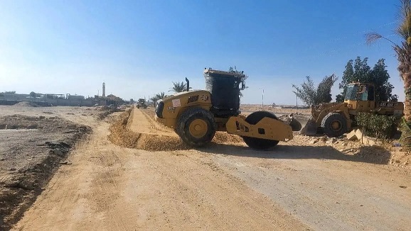 بدء تطوير الطريق البطيء المؤدي إلى قرية أبو صويرة في جنوب سيناء