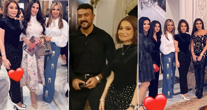 بسمة وهبة تحتفل بعيد ميلادها … أحمد العوضي ودرة ضمن الحضور | خبر