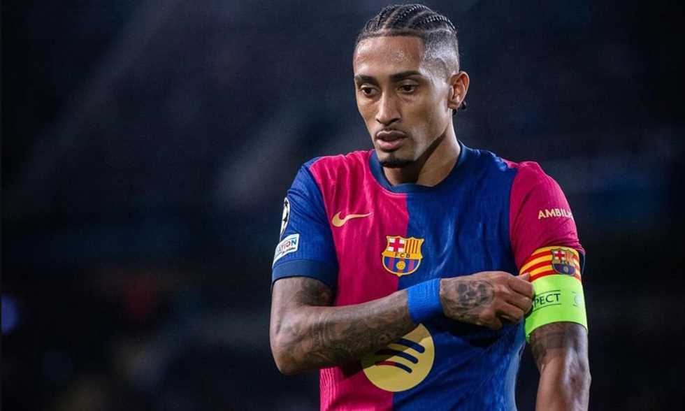 رافينيا يعتذر عن تصرفاته عقب لقاء أتليتكو مدريد