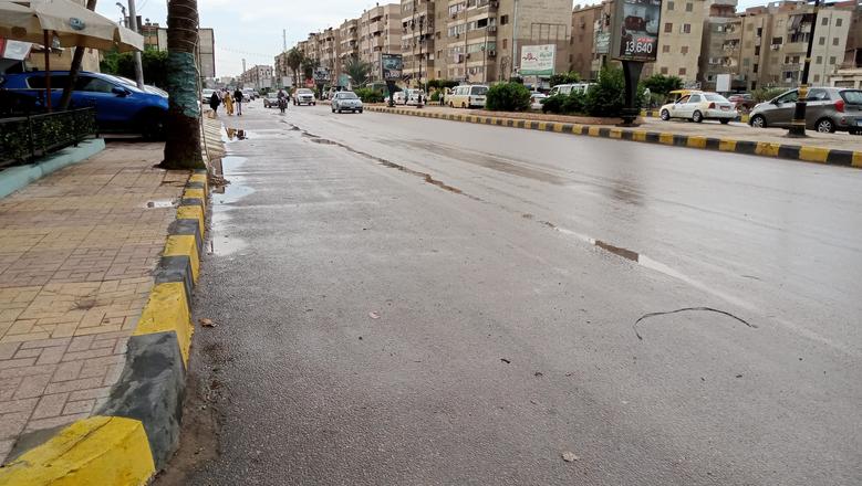 أمطار ورياح ترابية في كفر الشيخ
