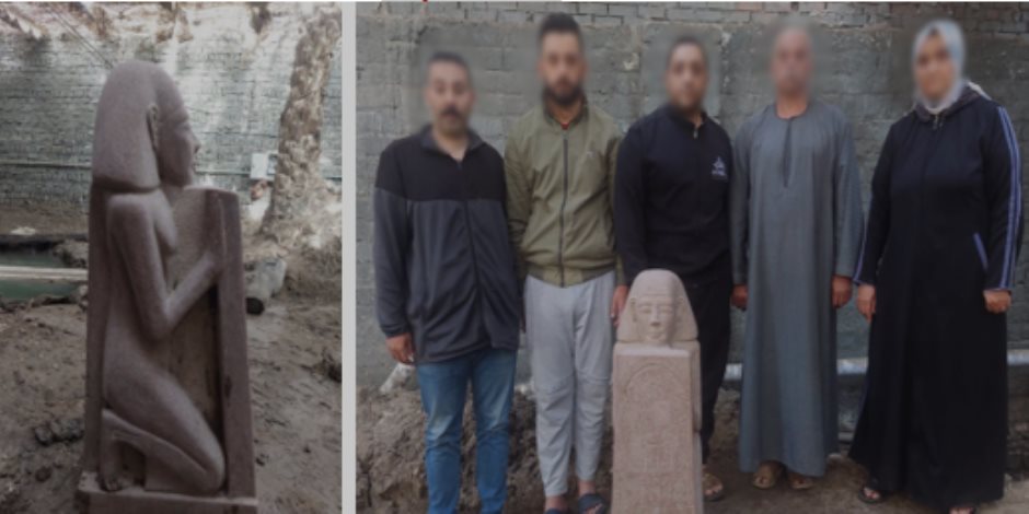 ضبط 5 أشخاص لقيامهم بأعمال الحفر والتنقيب غير المشروع عن الآثار بالجيزة - صوت الأمة