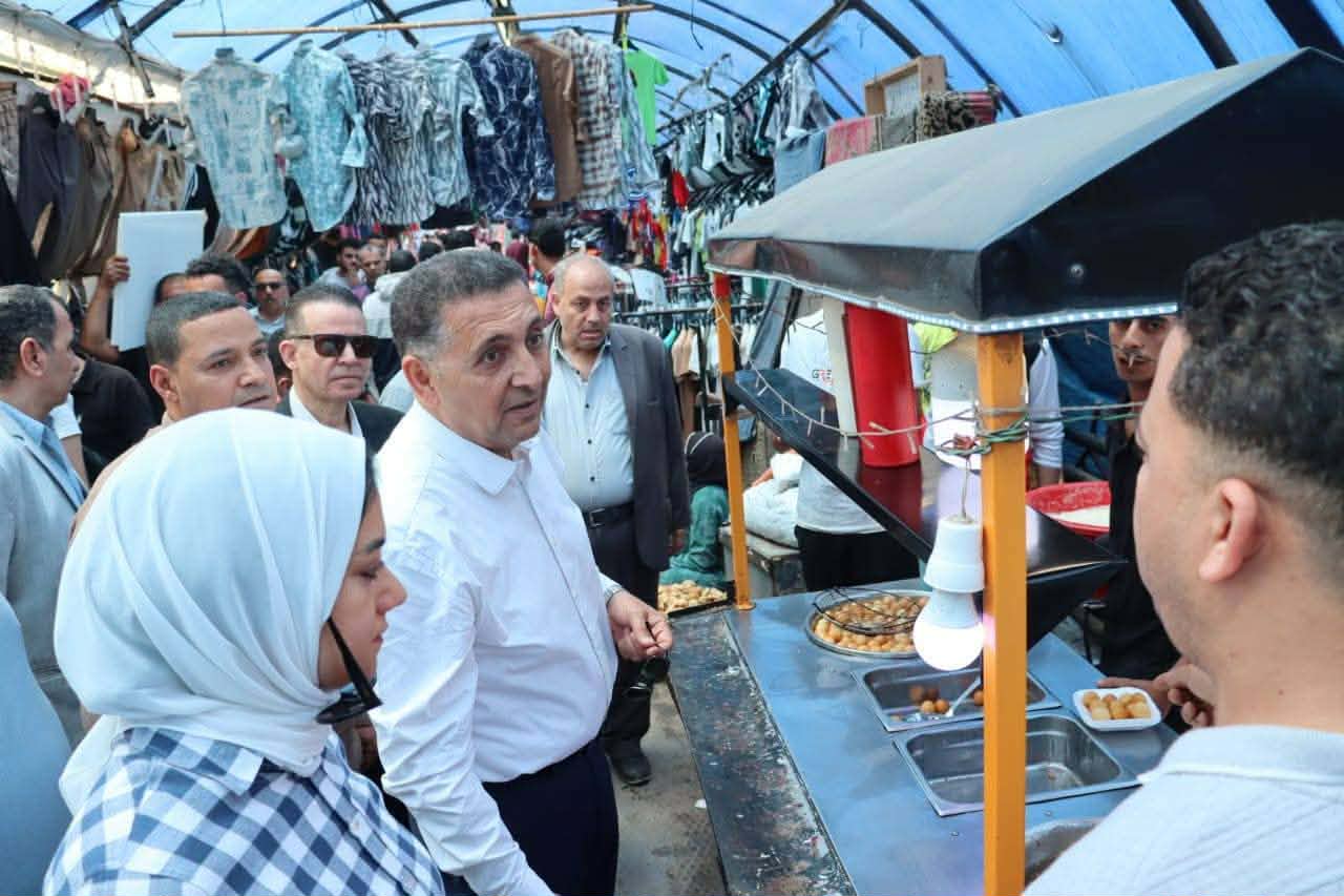 محافظ القليوبية يتفقد ميدان المؤسسة ويوجه بإعادة الانضباط