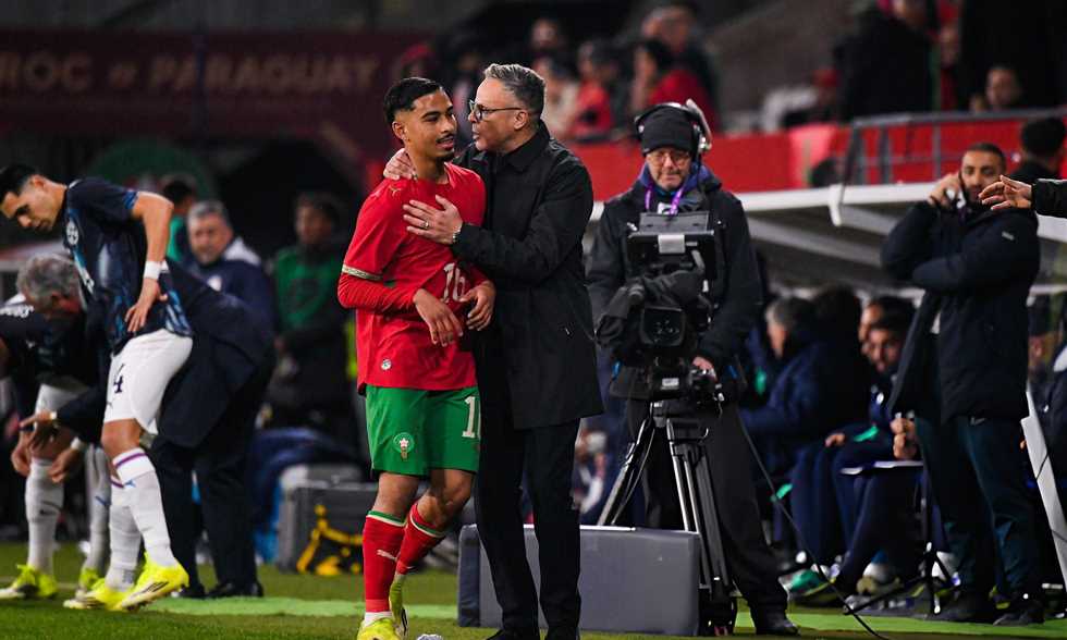 مدرب المغرب: تراجع الأداء أمام باراجواي طبيعي