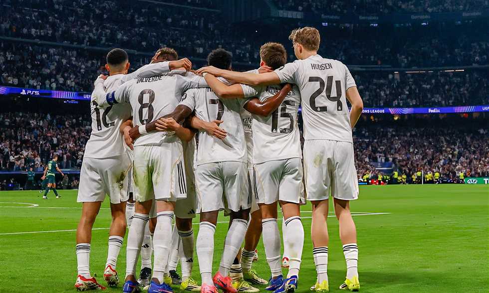 تشكيل ريال مدريد - فينيسيوس ومبابي يقودان الهجوم.. وتياجو أساسي أمام بايرن ميونيخ