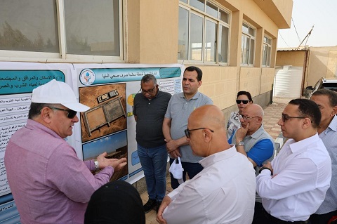 نائب محافظ المنيا يرافق نائب وزيرة الإسكان لتفقد مشروعات مياه الشرب والصرف الصحي