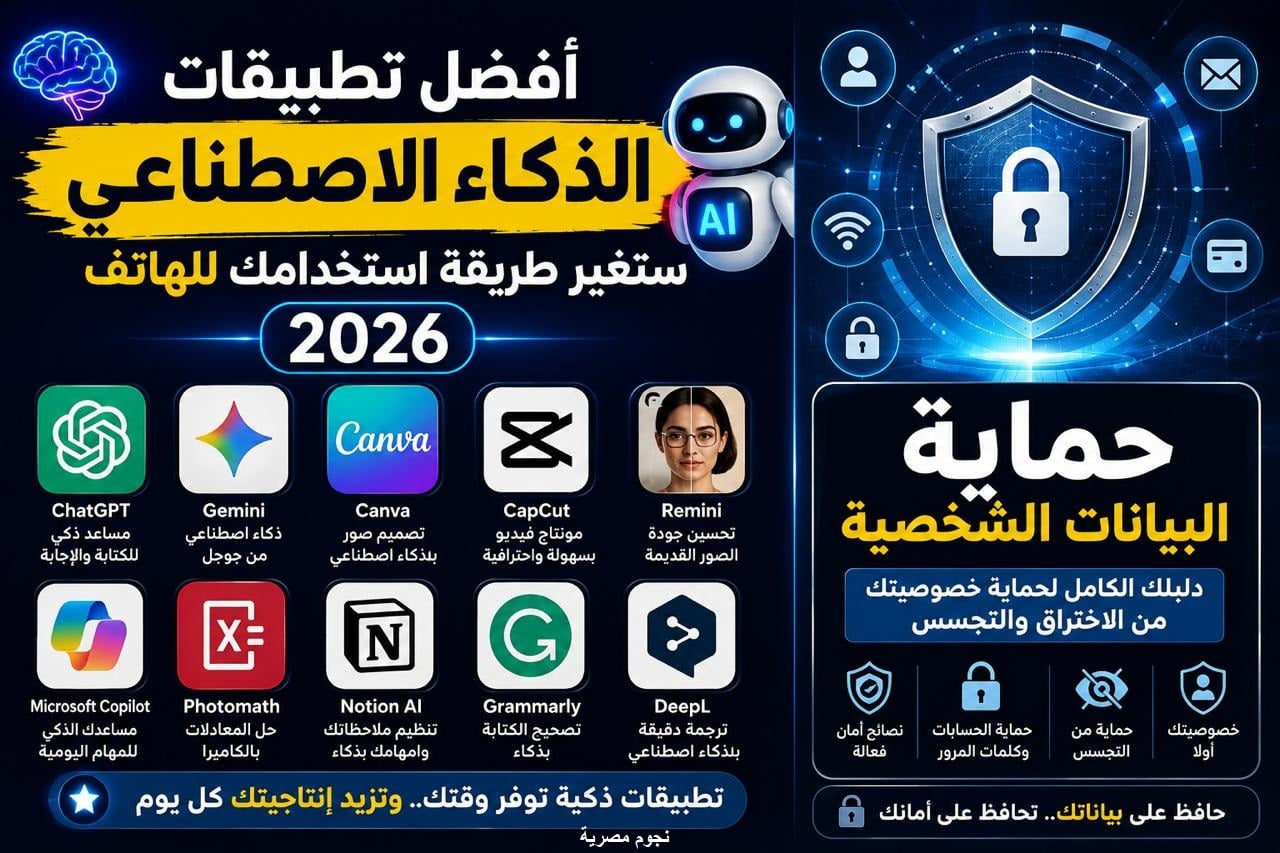 أفضل تطبيقات الذكاء الاصطناعي التي ستغير طريقة استخدامك للهاتف 2026