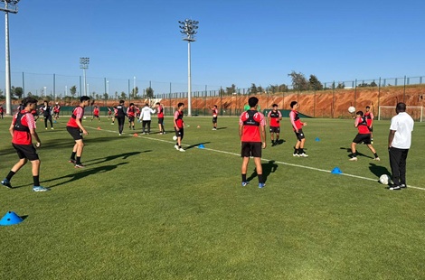 منتخب الناشئين يختتم استعداداته لمواجهة تنزانيا في نصف نهائي بطولة أفريقيا