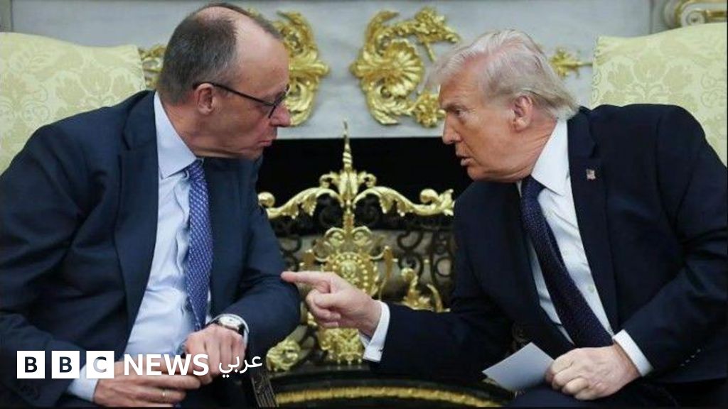 ترامب وميرتس: المستشار الألماني يقول إن الولايات المتحدة "تعرّضت للإذلال" على أيدي مفاوضين إيرانيين، والرئيس الأمريكي يردّ عبر "تروث سوشال" - BBC News عربي