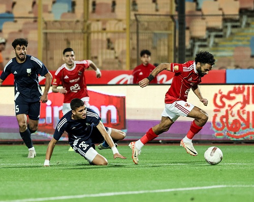 الأهلي يتقدم على إنبي بهدفين في الشوط الأول من مباراة الفريقين بالدوري