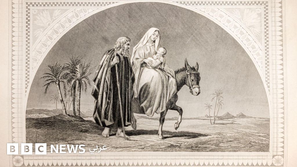 رحلة العائلة المقدسة: المسيح في مصر بين المصادر الدينية القبطية وخيال الرسامين الأجانب - BBC News عربي