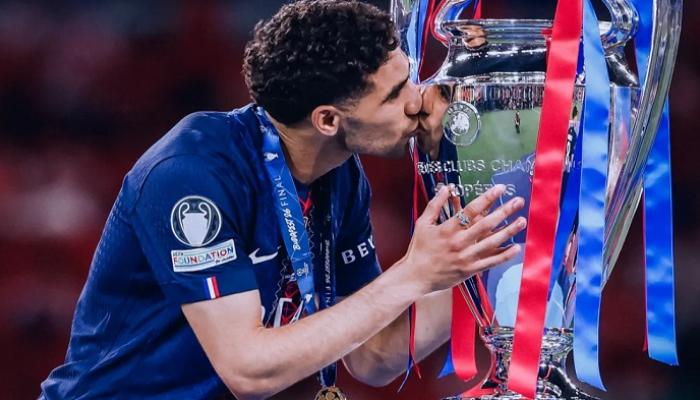 3 أرقام رائعة لأشرف حكيمي في دوري أبطال أوروبا