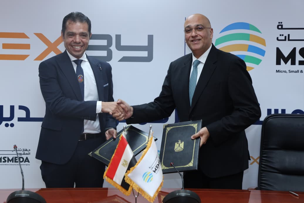 جهاز تنمية المشروعات يتعاون مع شركة EXBY لفتح أسواق تصديرية جديدة | أموال الغد