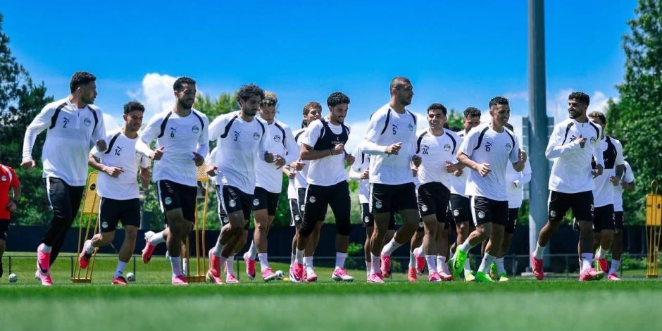 منتخب مصر يخوض مرانه على ملعب جامعة جونزاجا استعدادًا لمواجهة نيوزيلندا - صوت الأمة