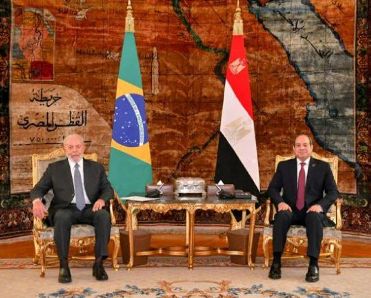السيسي يبحث مع لولا دا سيلفا تعزيز التجارة بين مصر والبرازيل