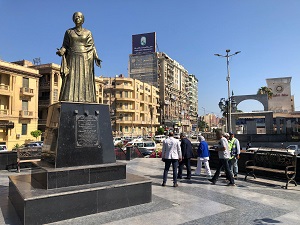 محافظ الدقهلية يتفقد ميدان أم كلثوم بالمنصورة.. ويؤكد الحفاظ على المساحات الخضراء ومكتسبات التطوير بالميدان