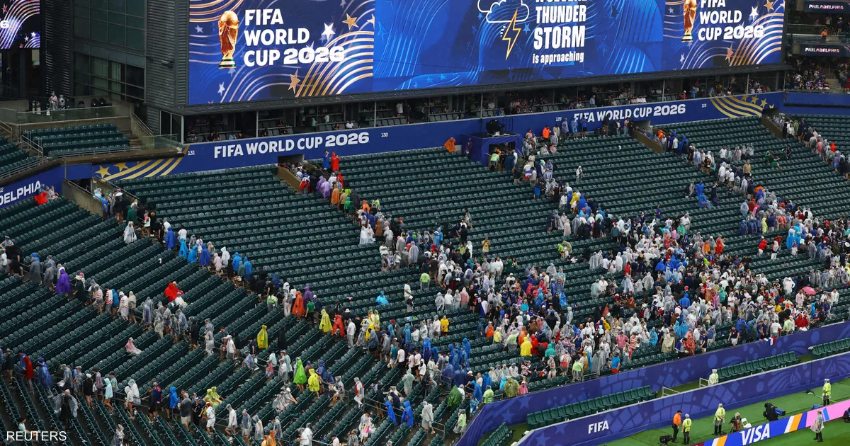 مونديال 2026: تعليق مباراة فرنسا والعراق بسبب عاصفة رعدية