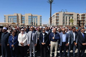 محافظ الوادي الجديد تدشن حملة التبرع بالدم بالتزامن مع اليوم العالمي