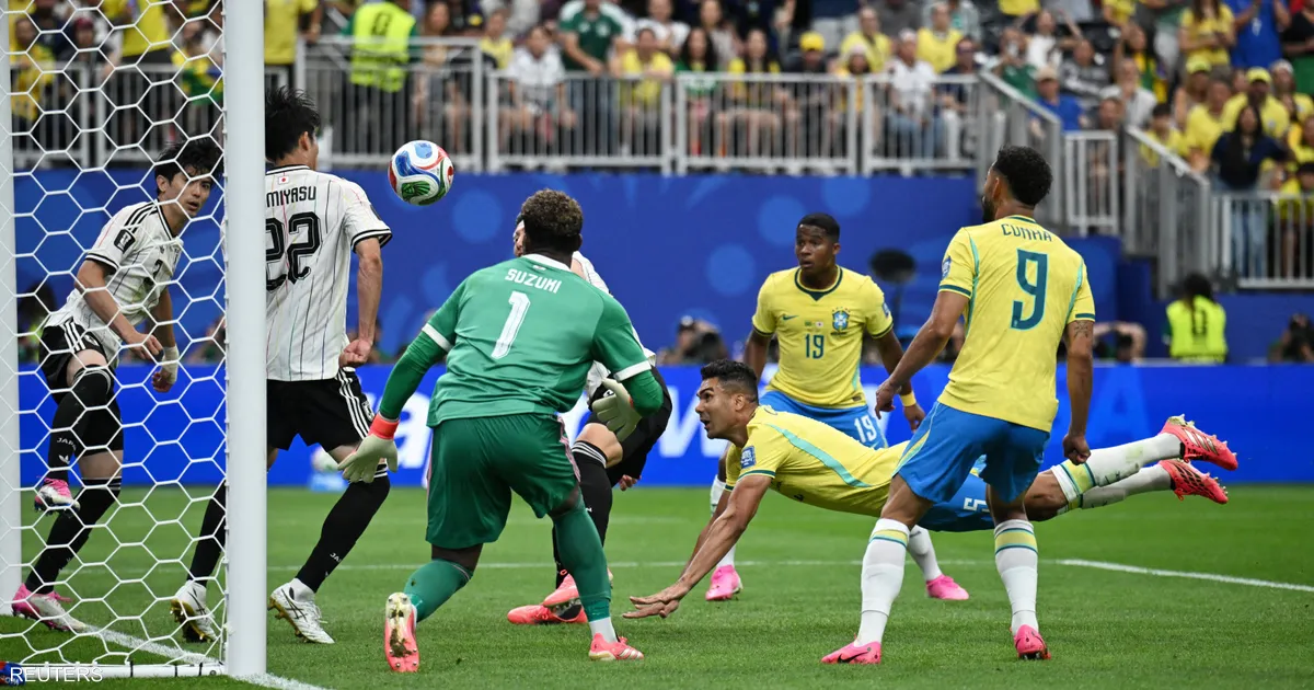 البرازيل تصعق اليابان بهدف قاتل وتقصيها من المونديال