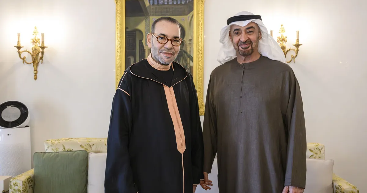 محمد بن زايد يلتقي الملك محمد السادس في إطار زيارة خاصة إلى المغرب