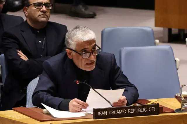 مندوب إيران بمجلس الأمن: سنضمن المرور الآمن للسفن في مضيق هرمز دون رسوم لمدة شهرين