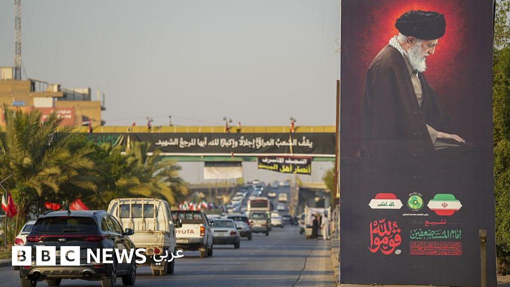 جثمان خامنئي يصل إلى النجف تمهيداً لمراسم تشييعه بالعراق الأربعاء - BBC News عربي
